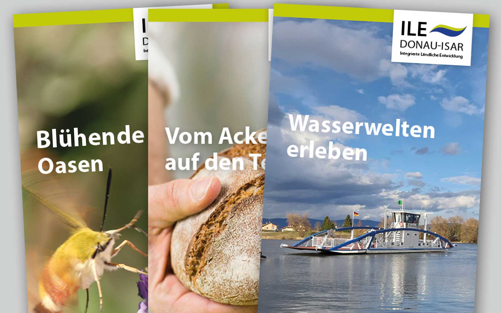Die Info-Faltblätter der ILE Donau-Isar