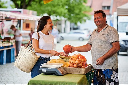 Wochenmarkt Stadt Plattling